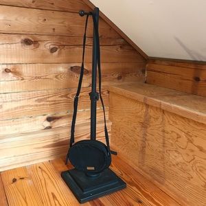 Vera Bradley Black Purple Crossbody Bag, EUC, 8.5”